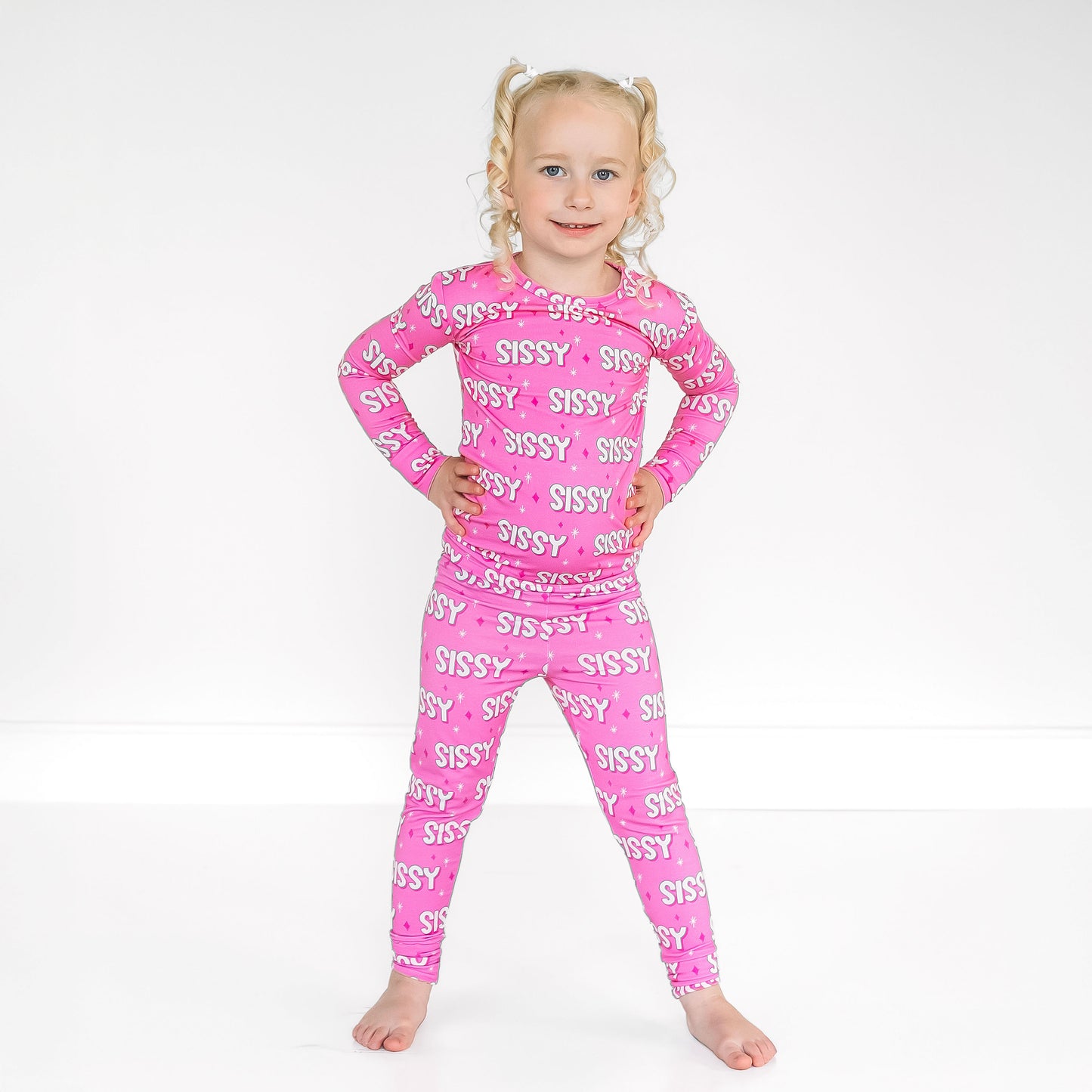 Pink Sissy 2-piece PJ's