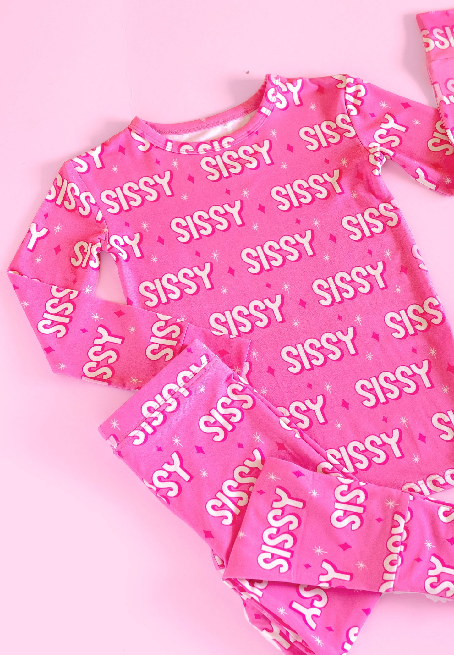 Pink Sissy 2-piece PJ's